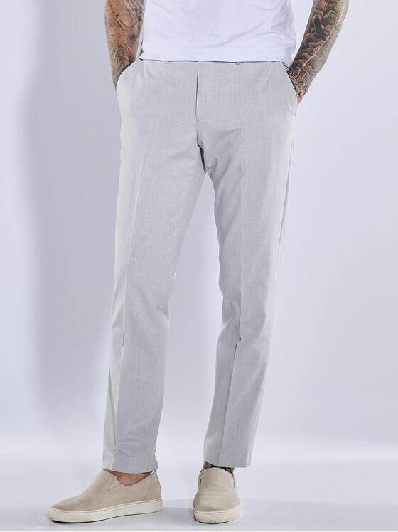 emilio adani Herren Anzug-Hose slim fit Grau 38864