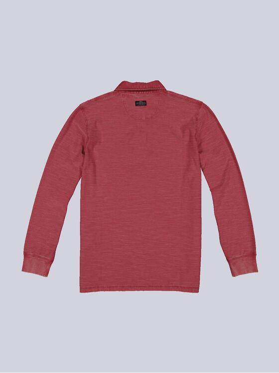 engbers Herren Langarm-Shirt mit Polokragen Rot 34339