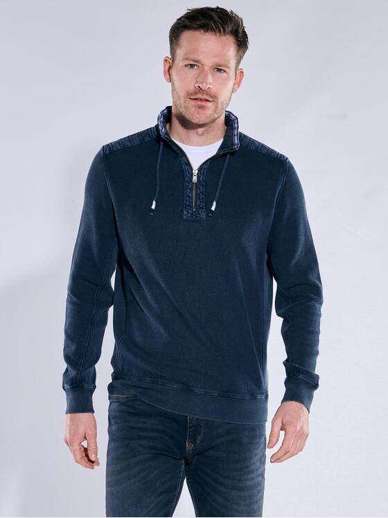 engbers Herren Sweatshirt regular Saphirblau 38307