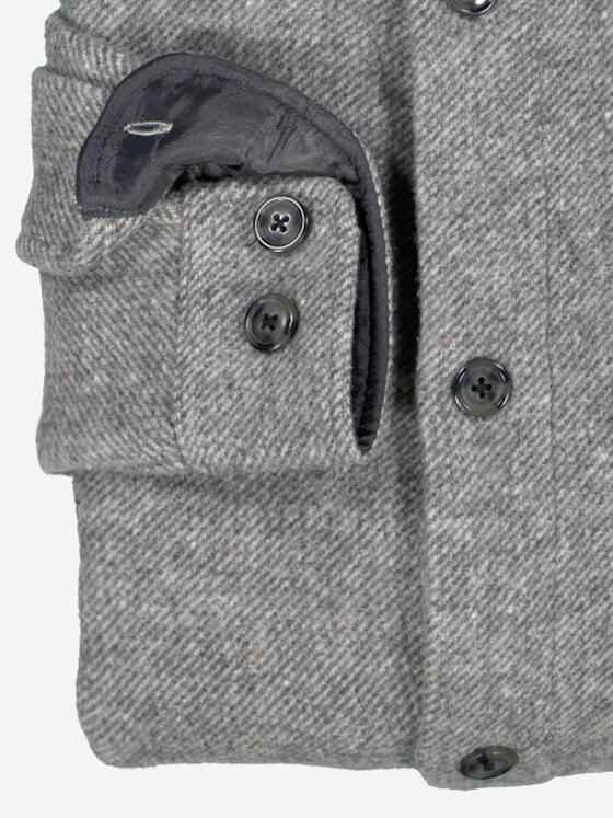 ENGBERS GERMANY Herren Overshirt mit wertigem Schafswollanteil Anthrazit 37873