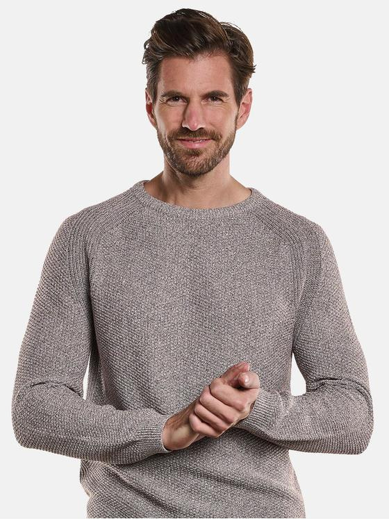 engbers Herren Pullover meliert Braun 34133