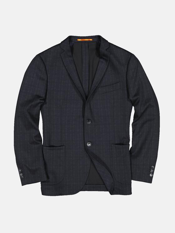 emilio adani Herren Sakko dezent kariert Blau 33684