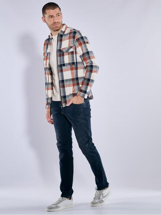 engbers Herren Overshirt kariert Orange 37167