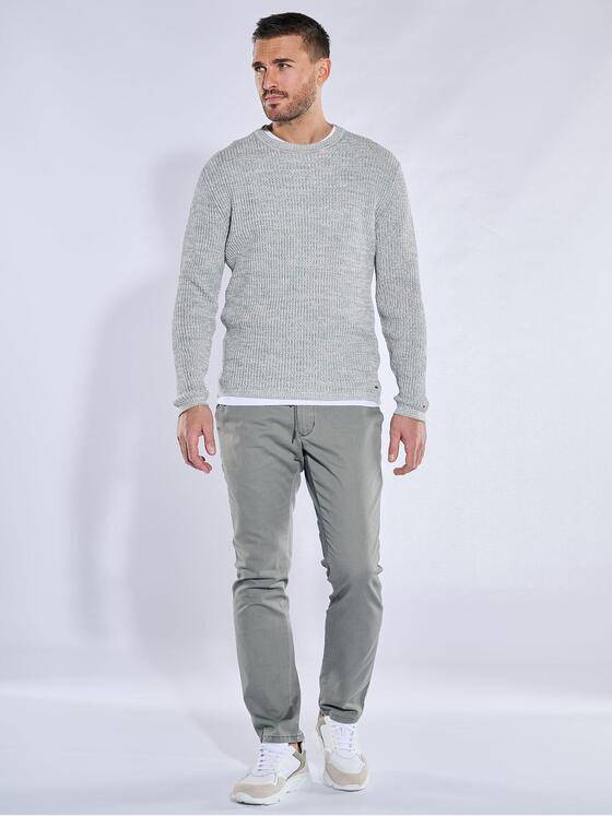 emilio adani Herren Pullover strukturiert Beige 38300