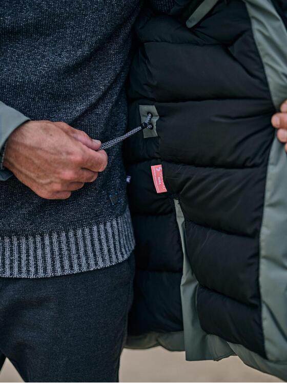 ENGBERS GERMANY Herren Jacke mit Funktionsdetails Gruen 39316