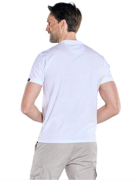 engbers Herren T-Shirt uni Reinweiss 38642