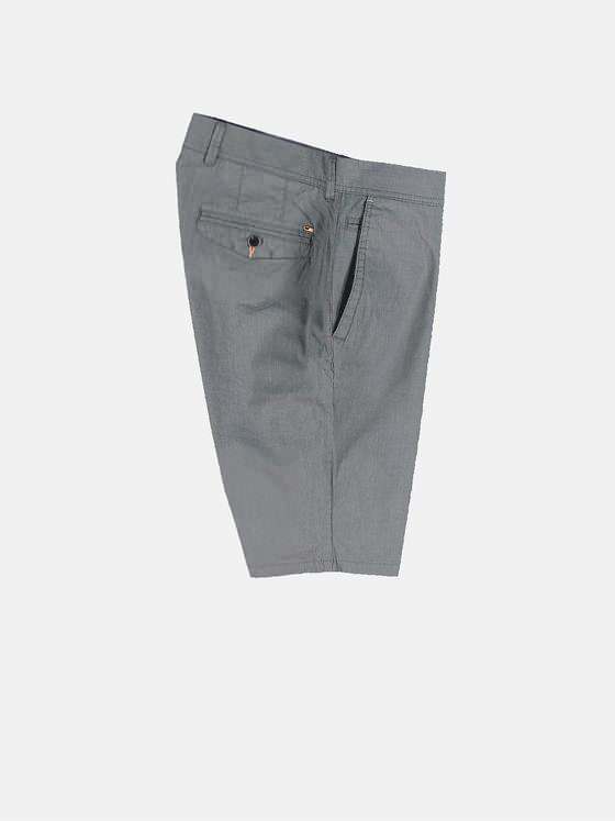 emilio adani Herren Chino-Short regular Grau 31616