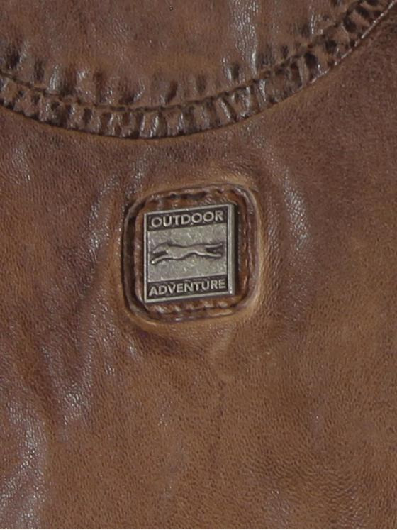 engbers Herren Lederjacke im used-Look Braun 31021