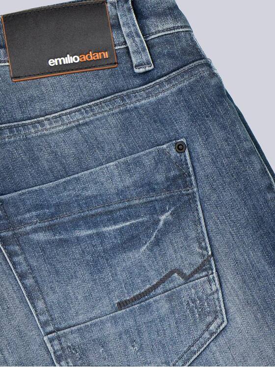 emilio adani Herren Super-Stretch-Jeans slim fit Blau 38349