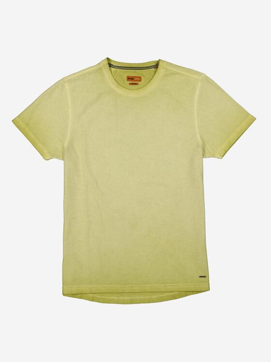 emilio adani Herren T-Shirt slim fit Gelb 36786