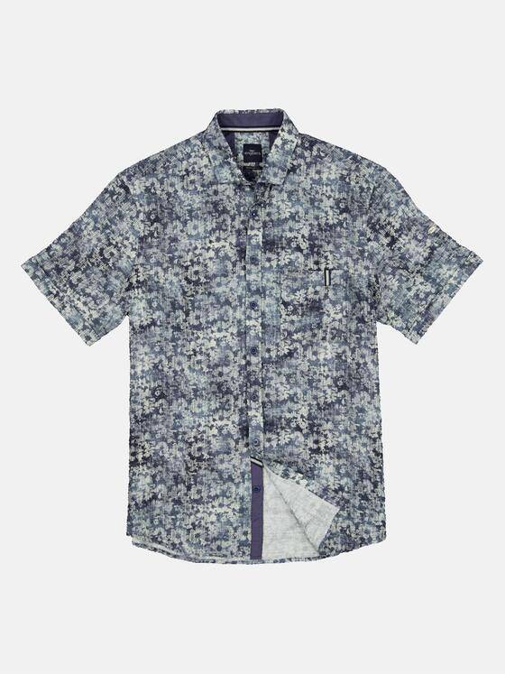 engbers Herren Kurzarm-Hemd regular Marineblau 35174