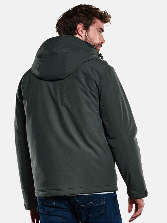engbers Herren Funktionsjacke mit abnehmbarer Kapuze Tannengruen 33558