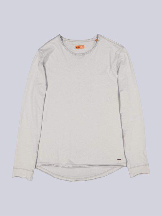 emilio adani Herren Langarmshirt "My Favorite" Hellgrau 32776