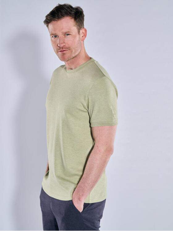 ENGBERS GERMANY Herren T-Shirt Baumwoll-Hightechmaterial Hellgruen 38571