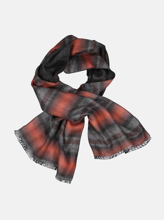 engbers Herren Schal gemustert Dunkelorange 33887