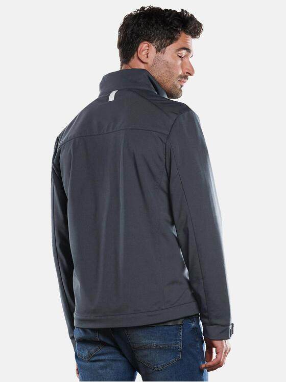 engbers Herren Jacke im Materialmix Blau 31752