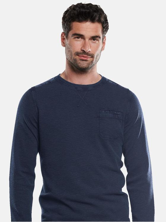 engbers Herren Rundhals-Shirt Saphirblau 31991