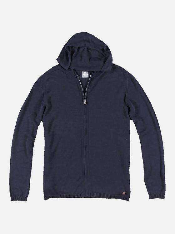 ENGBERS GERMANY Herren Cardigan mit Seidenanteil Saphirblau 30524