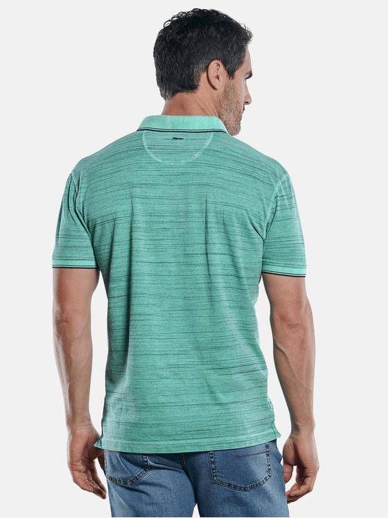 engbers Herren Poloshirt in melierter Optik Mint 29787