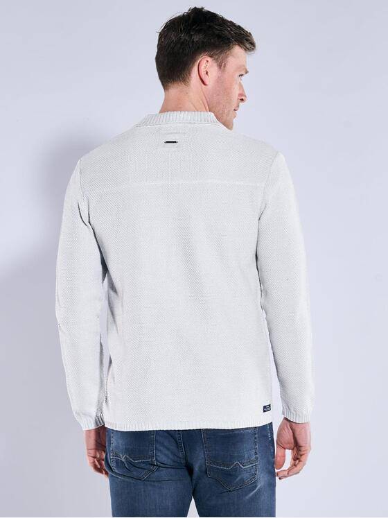 engbers Herren Cardigan regular Silbergrau 38953