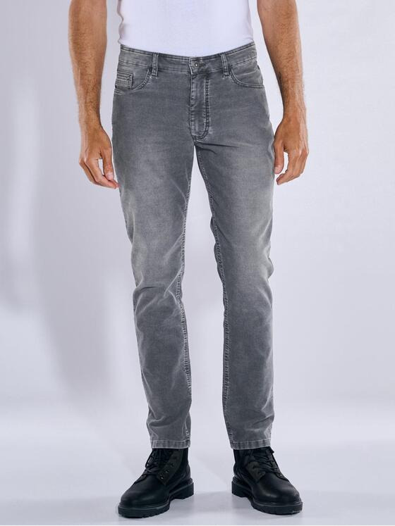 engbers Herren 5-Pocket-Hose regular Grau 37524