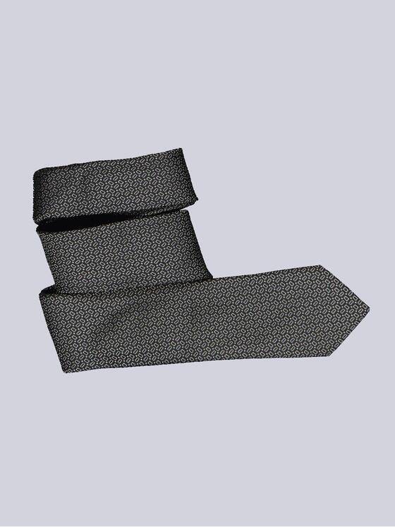 engbers Herren Krawatte gemustert Schwarz 35805