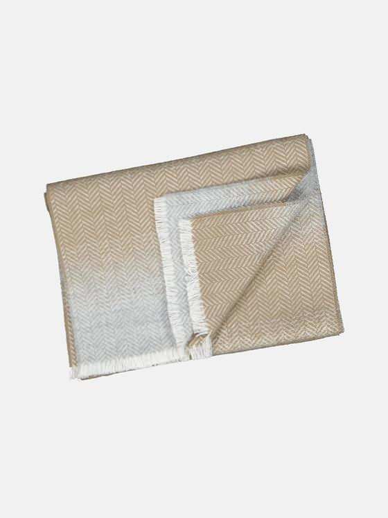 emilio adani Herren Schal gemustert Beige 33966
