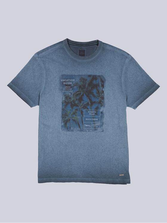 engbers Herren T-Shirt uni Saphirblau 38973