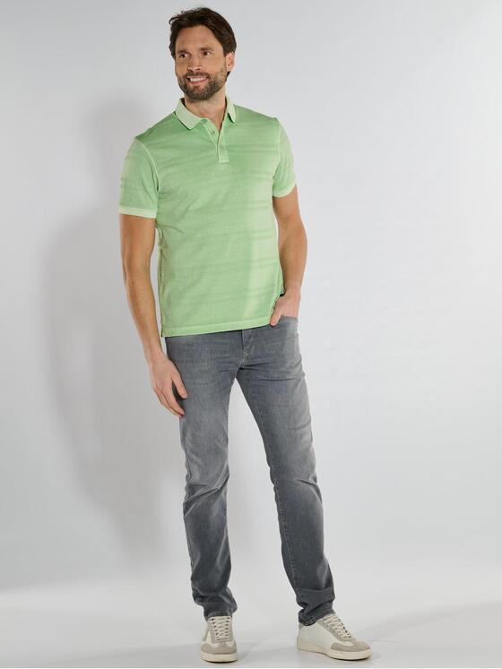 engbers Herren Polo-Shirt strukturiert Grün 36836