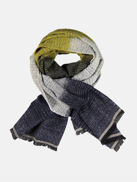 engbers Herren Schal gemustert Marineblau 32107