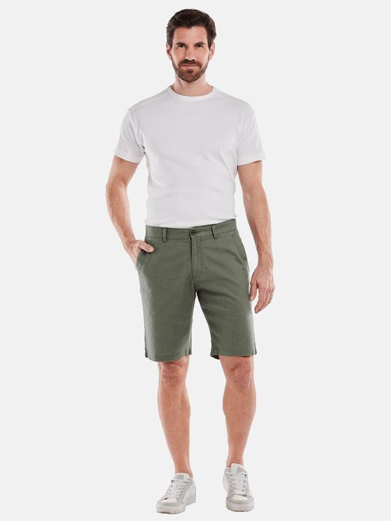 engbers Herren Chino-Bermuda regular Grün 35001