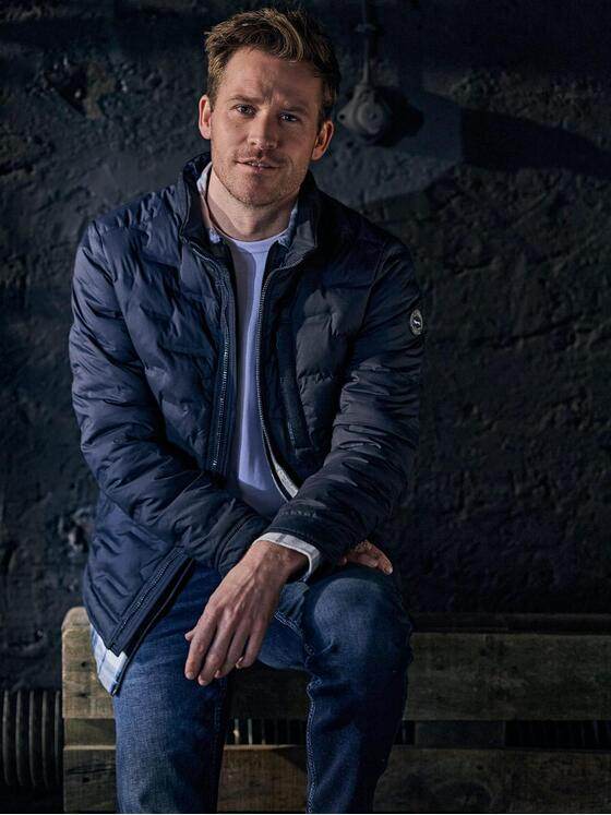 engbers Herren Steppjacke regular Saphirblau 38242