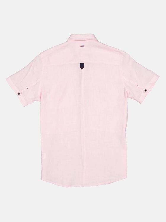 emilio adani Herren Hemd uni Rosa 32983