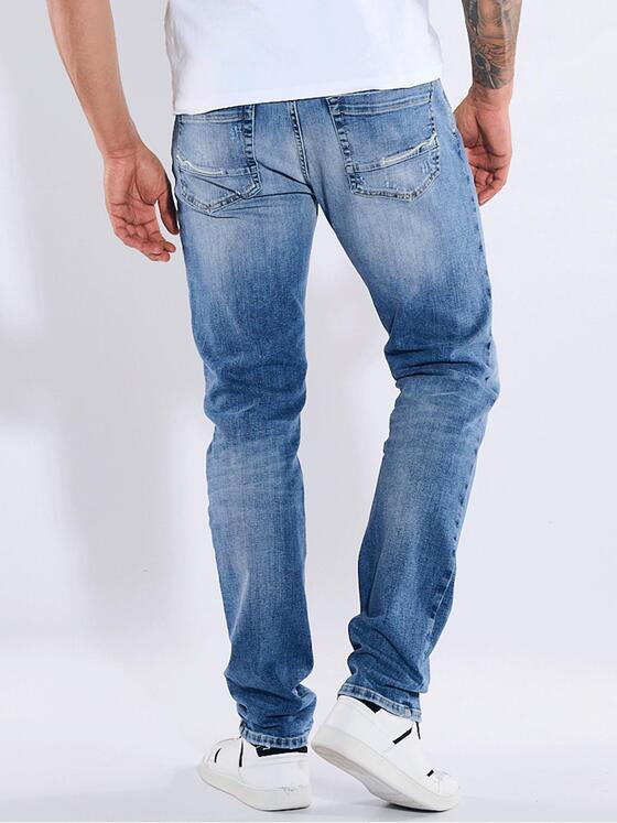 emilio adani Herren Super-Stretch-Jeans slim fit Blau 36253