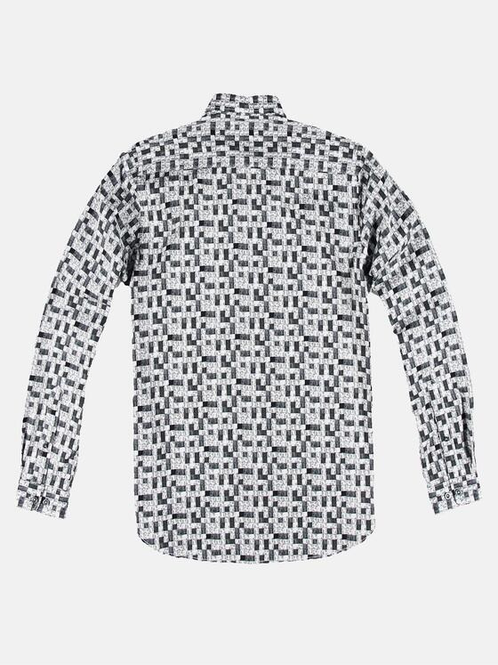 engbers Herren Hemd im Schachbrettmuster-Design Anthrazit 30965