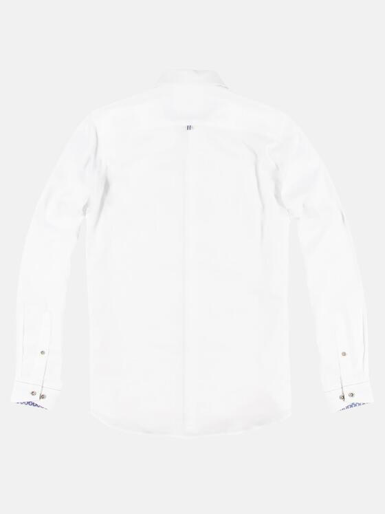 ENGBERS GERMANY Herren Hemd mit Haifischkragen Reinweiss 29670