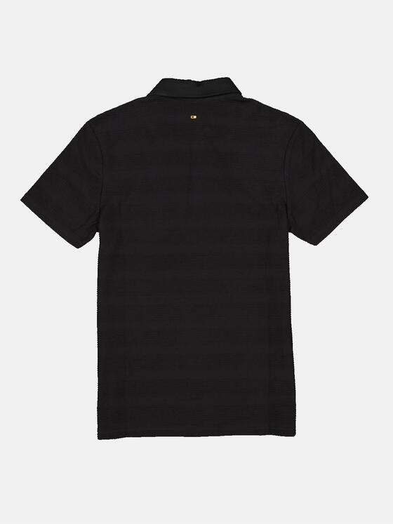 emilio adani Herren Polo-Shirt gestreift Schwarz 34561