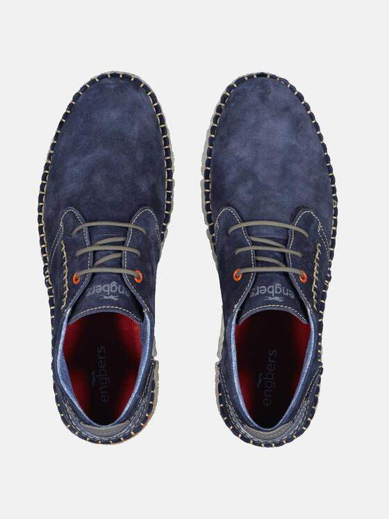 engbers Herren Boots aus Verloursleder Blau 32608