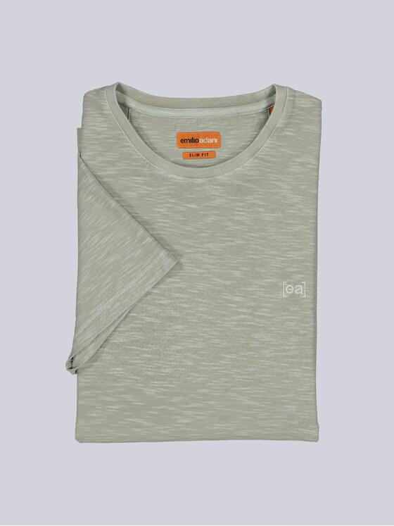 emilio adani Herren Rundhals T-Shirt Hellgruen 40794
