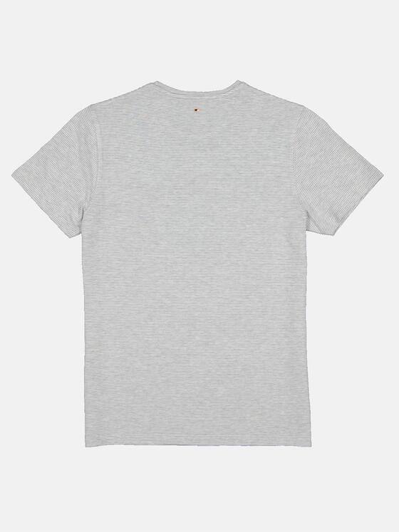 emilio adani Herren T-Shirt gestreift Grau 33273