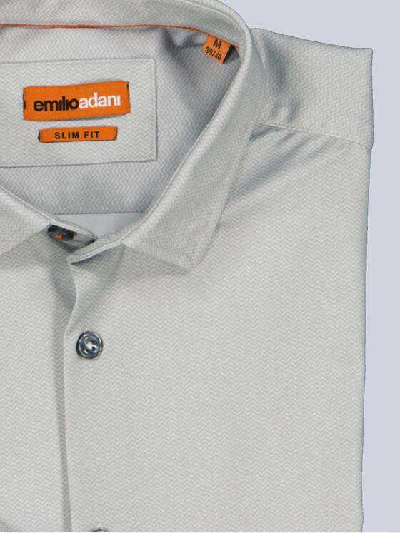 emilio adani Herren Funktionshemd langarm Grau 36118