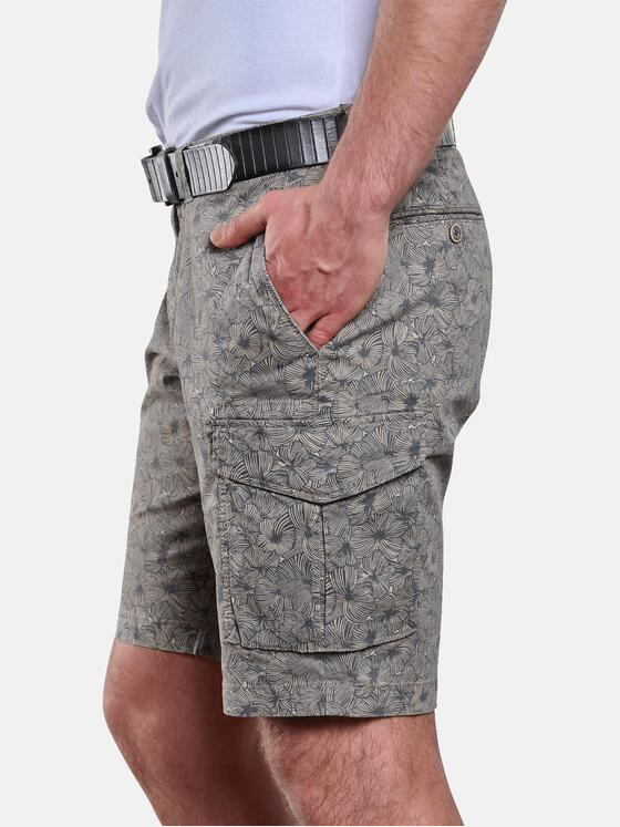 engbers Herren Cargo-Bermuda gemustert Hellbraun 33238