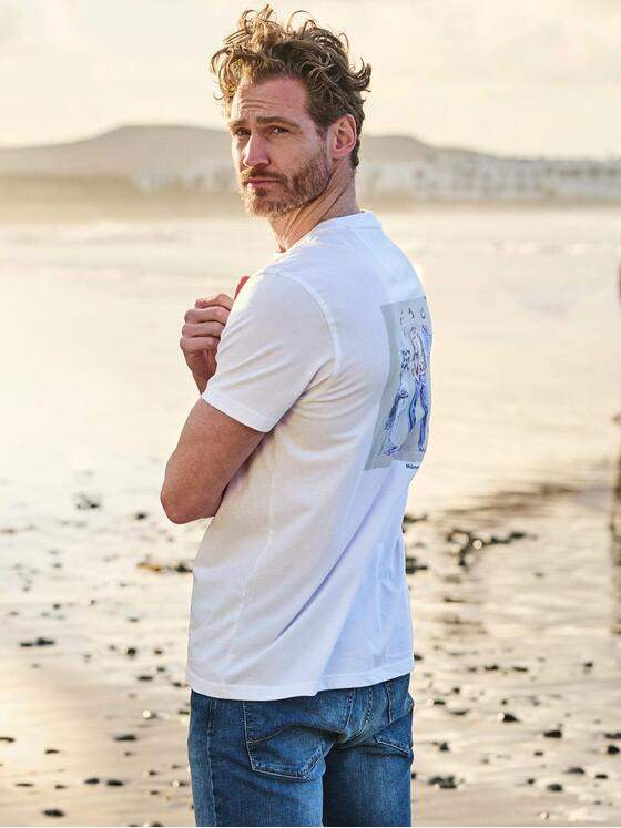 engbers Herren Jubiläums T-Shirt Reinweiss 40849