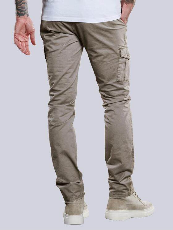 emilio adani Herren Cargo-Hose Braun 33323