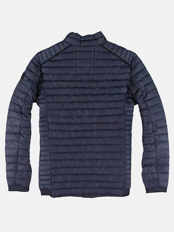 emilio adani Herren Jacke mit dezenten Kontrastelementen Blau 30017