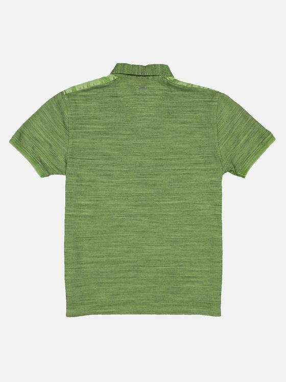 engbers Herren Polo-Shirt gestreift Grasgruen 33037