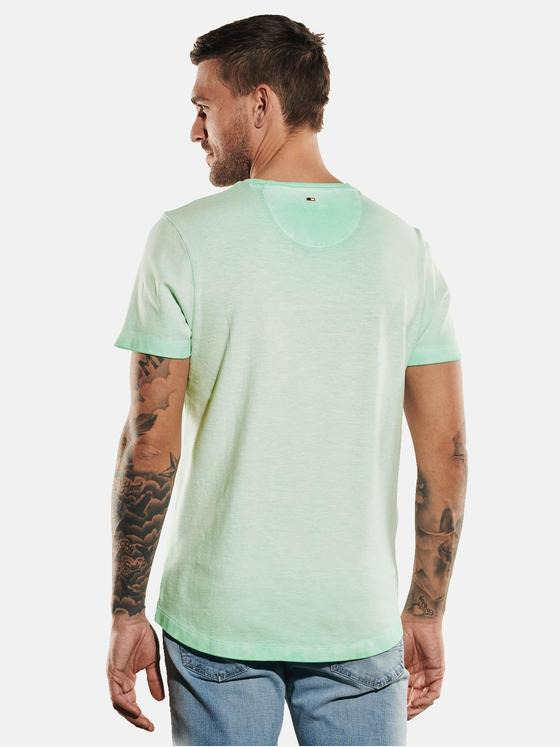 emilio adani Herren T-Shirt regular Türkis 35078