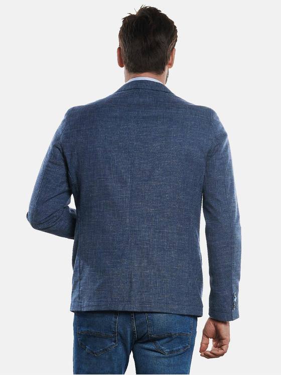 engbers Herren Sakko gemustert Saphirblau 32186