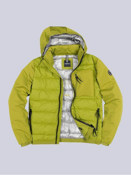 engbers Herren Steppjacke mit abnehmbarer Kapuze Grün 35423