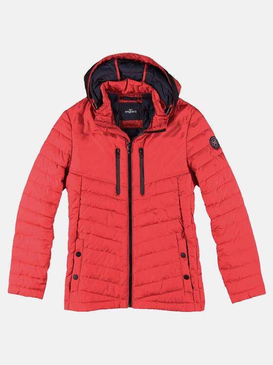engbers Herren Steppjacke mit abnehmbarer Kapuze Bordeaux 30206